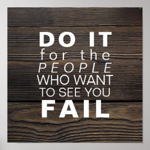 Poster Succès de motivation inspiré de buts de la