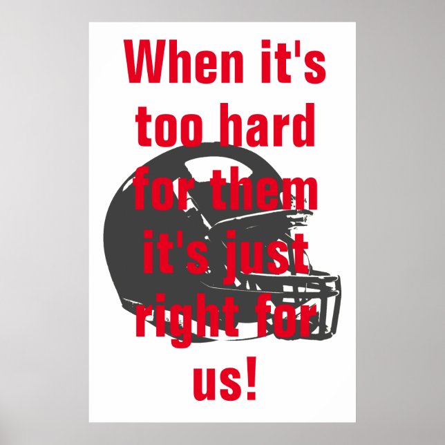 Poster Succès Football Motivationnel Inspirationnel PopAr (Devant)