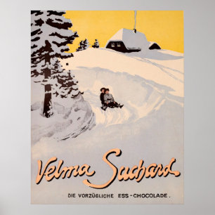 Poster Suchard Velma, meurent Vorzügliche Ess Chocolade