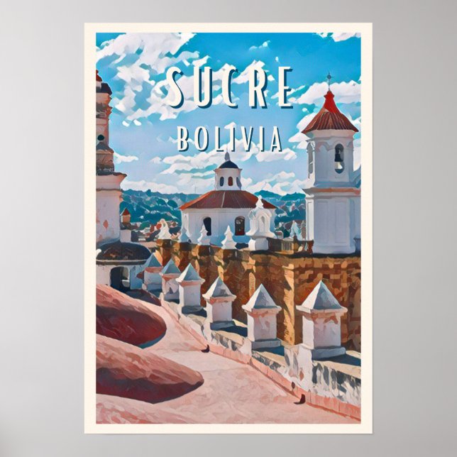 Poster Sucre : Capitale culturelle de la Bolivie (Devant)
