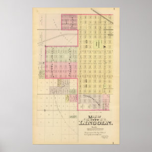 Poster Sud de Lincoln, Nébraska