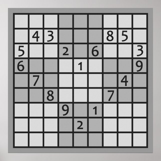 poster SUDOKU (Devant)