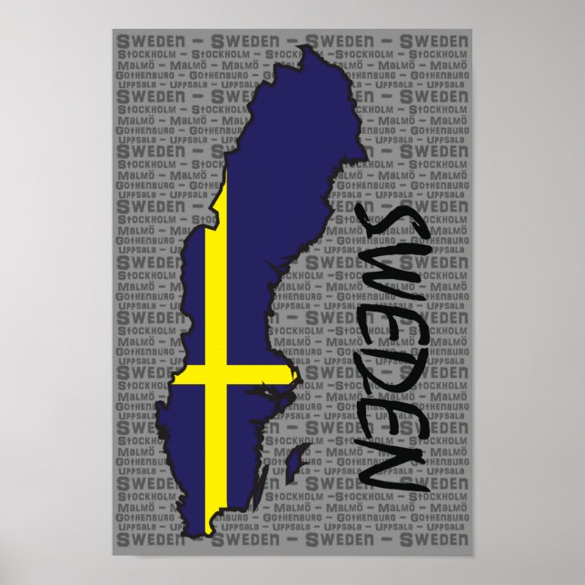 Poster Suède (Devant)