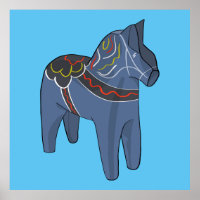 Suède Dala Horse Dalecarlian suédois