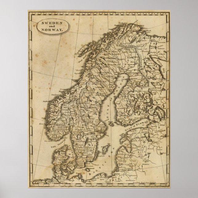 Poster Suède, Norvège 3 (Devant)