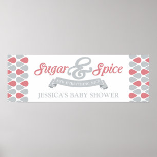 Poster SUEET Sucre et Baby shower d'épices