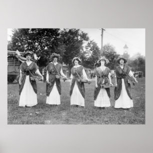 Poster Suffrage Girls : 1913