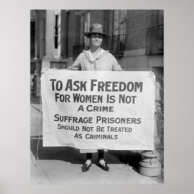 Poster Suffragette pour Alice Paul, 1917 (Devant)