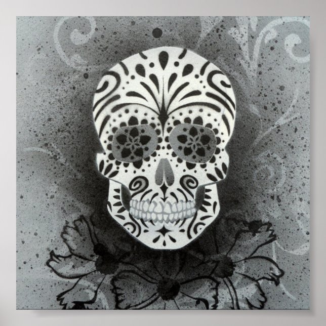 Poster sugarskull (Devant)