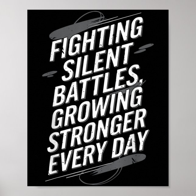Poster Suicide Awareness Depression Anxiety Mental Health (Devant)