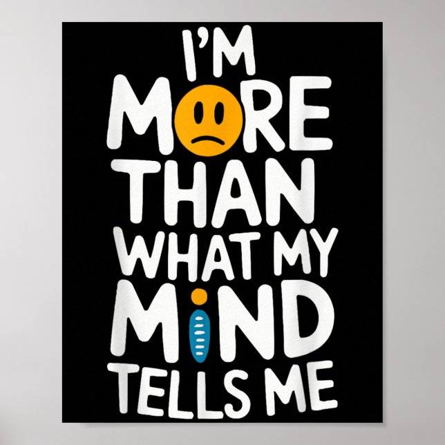 Poster Suicide Awareness Depression Anxiety Mental Health (Devant)