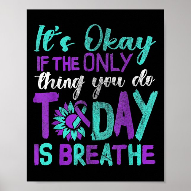 Poster Suicide Awareness Suicide Prevention Suprt Survivo (Devant)