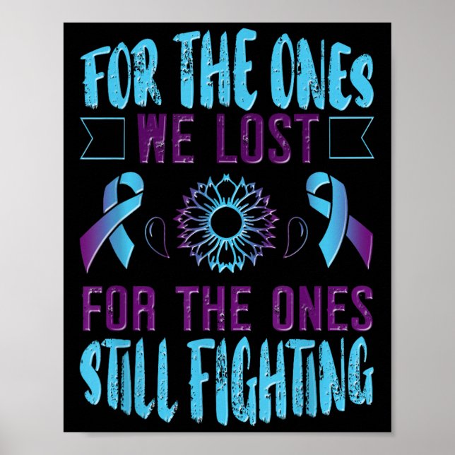 Poster Suicide Awareness Suicide Prevention Suprt Survivo (Devant)