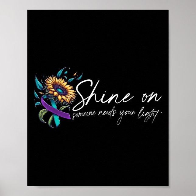 Poster Suicide Awareness Suicide Prevention Suprt Survivo (Devant)