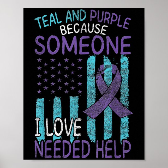 Poster Suicide Awareness Suicide Prevention Suprt Survivo (Devant)