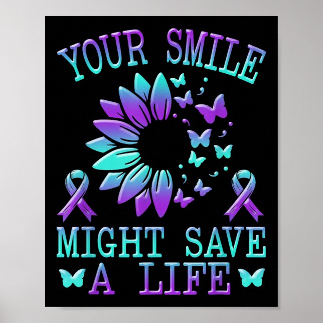 Poster Suicide Awareness Suicide Prevention Suprt Survivo (Devant)