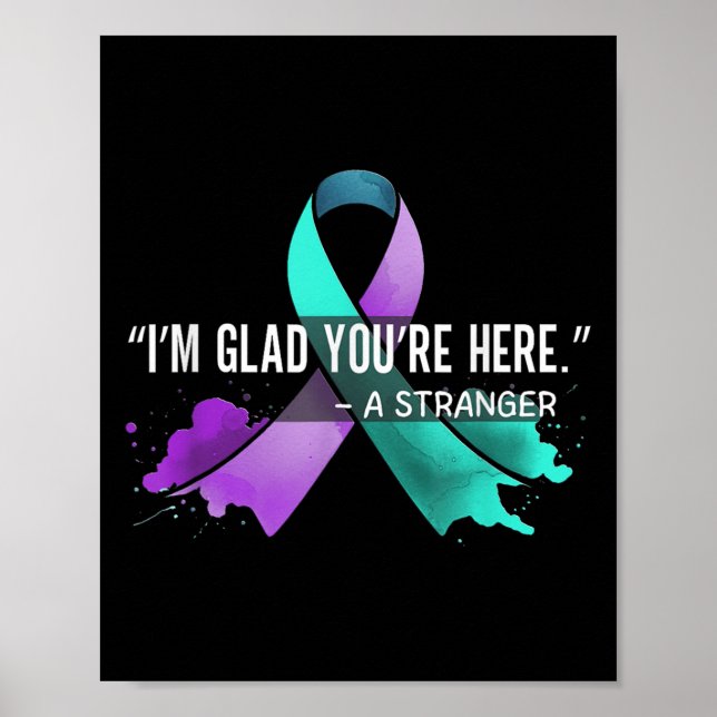 Poster Suicide Awareness Suicide Prevention Suprt Survivo (Devant)