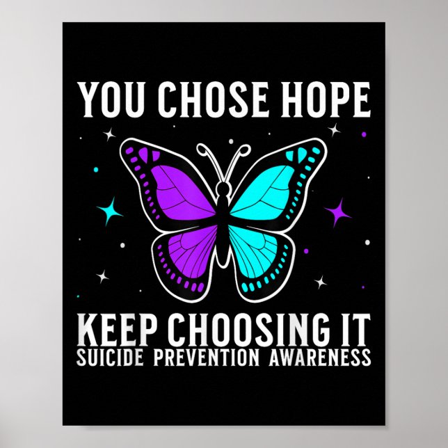 Poster Suicide Awareness Suprt Suicide Prevention Awarene (Devant)