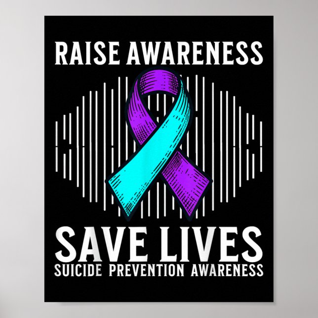 Poster Suicide Awareness Suprt Suicide Prevention Awarene (Devant)