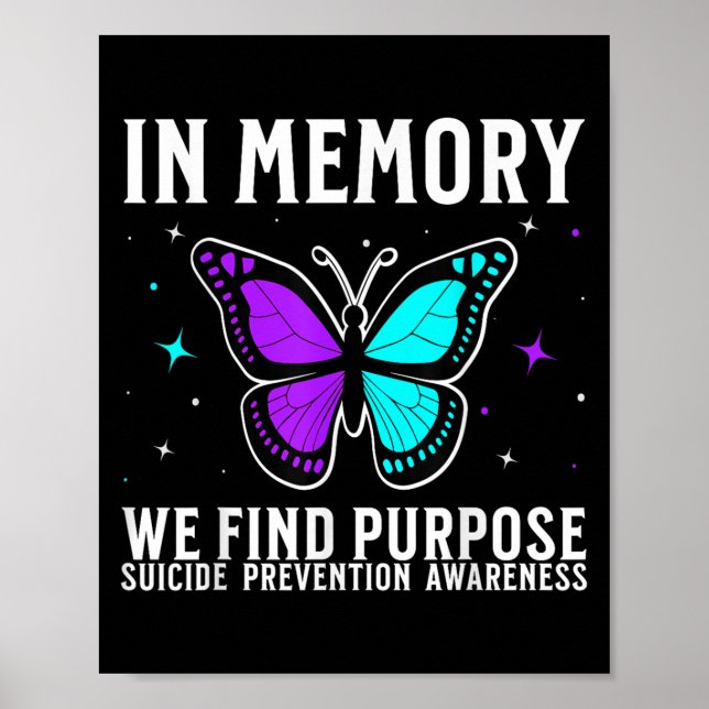 Poster Suicide Awareness Suprt Suicide Prevention Awarene (Devant)