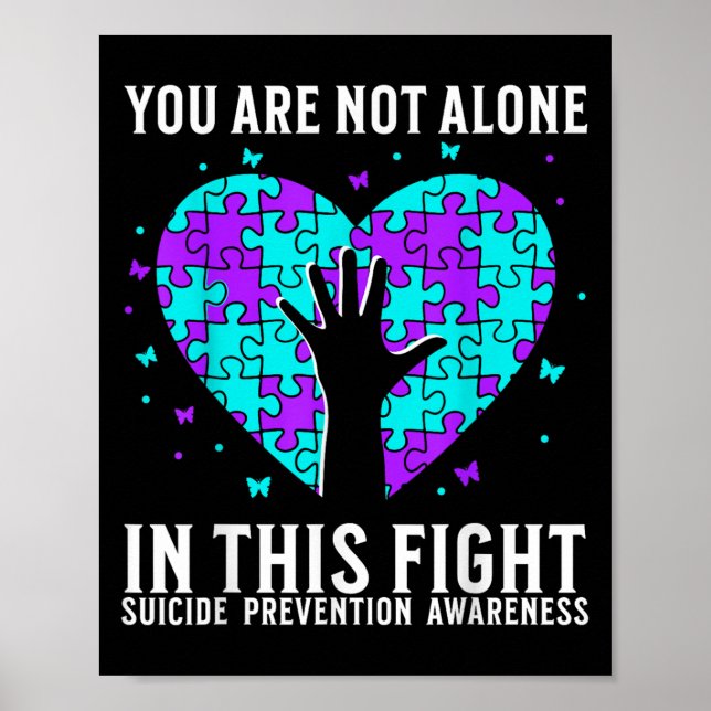 Poster Suicide Awareness Suprt Suicide Prevention Awarene (Devant)