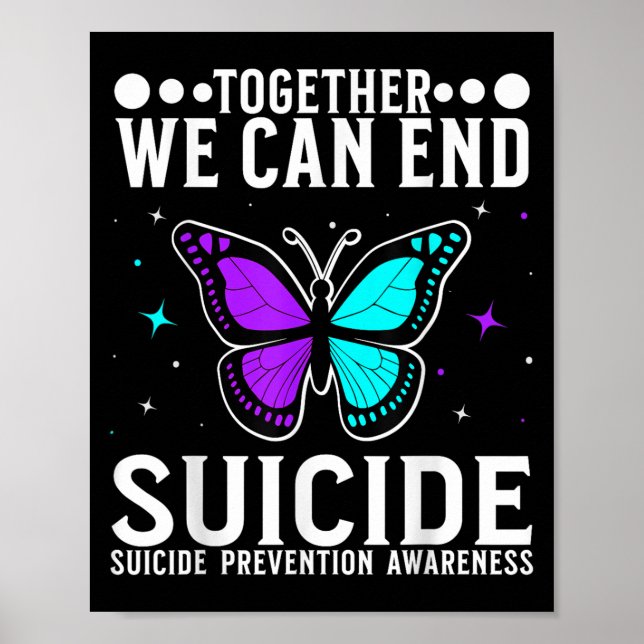 Poster Suicide Awareness Suprt Suicide Prevention Awarene (Devant)