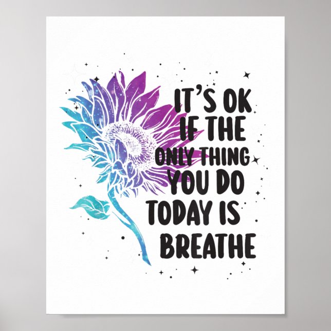 Poster Suicide Prevention Awareness Purple And Teal  (Devant)