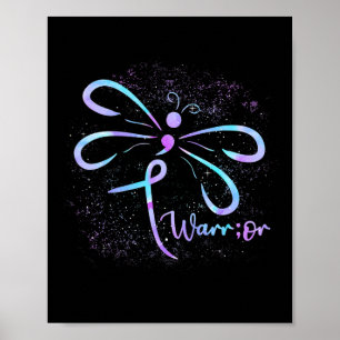 Poster Suicide prevention Dragonfly Semicolon