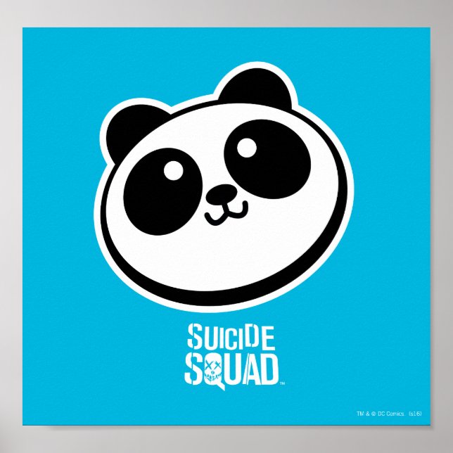 Poster Suicide Squad | Logo de Panda Purveyor (Devant)