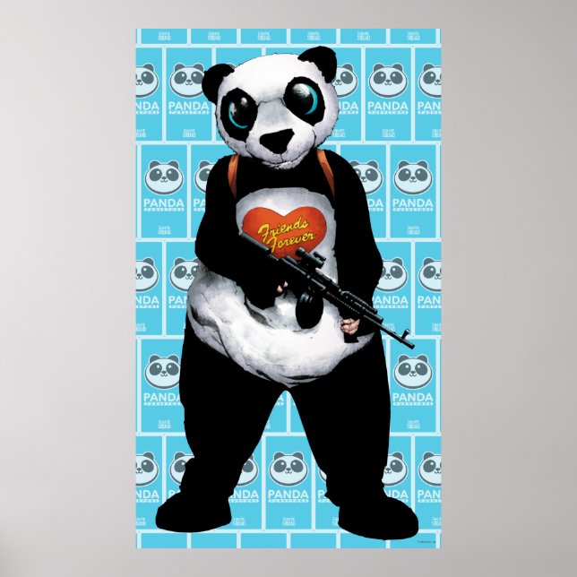 Poster Suicide Squad Panda (Devant)