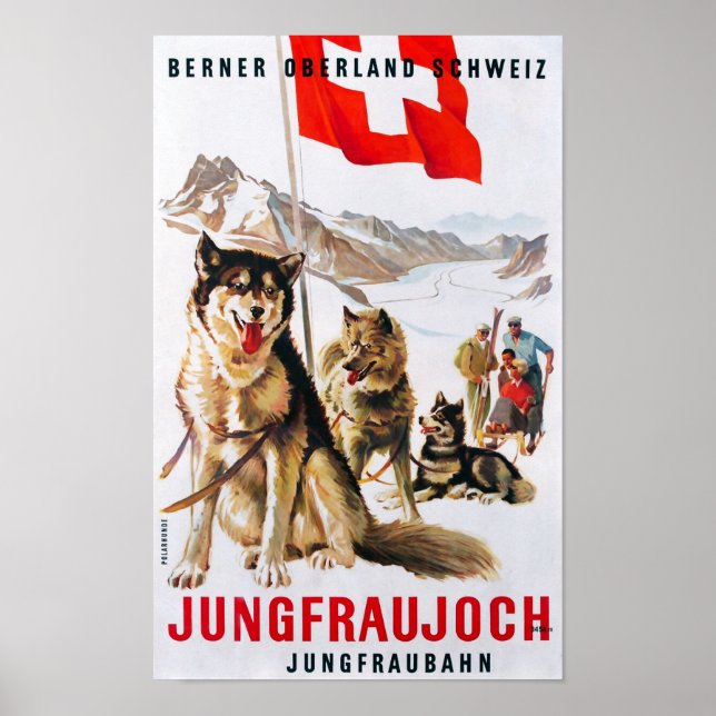 Poster " Suisse : 1912/aujourd'hui - Chemin de fer de la  (Devant)