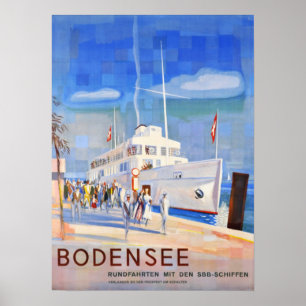 Poster " Suisse. 1948 - CFF Bodensee 
