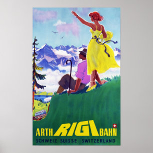 Poster " Suisse : 2022/aujourd'hui - Arth Rigi Bahn Somme