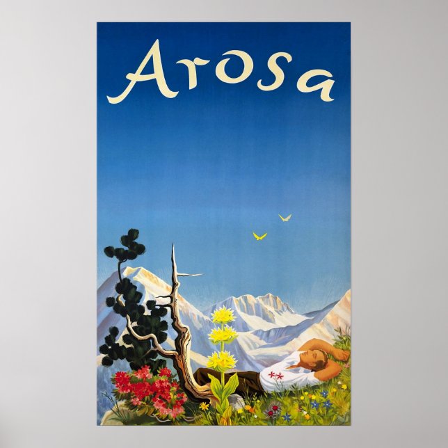 Poster " Suisse : 2022/aujourd'hui Grisons - Arosa Sommer (Devant)