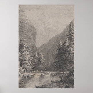 Poster Suisse Alpes suisses Paysage Art