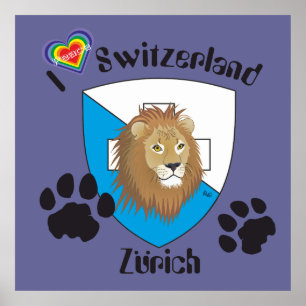 Poster suisse de Zurich