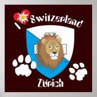 Poster suisse de Zurich