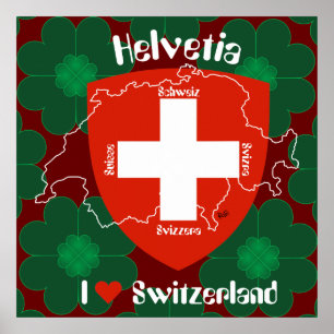 Poster Suisse, Suisse, Svizzera, Svizra, Suisse