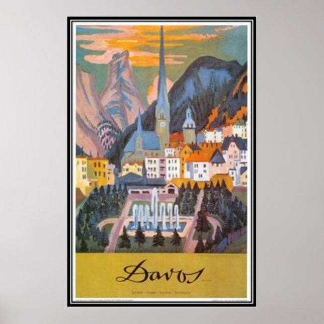 Poster Suisse vintage - (Devant)