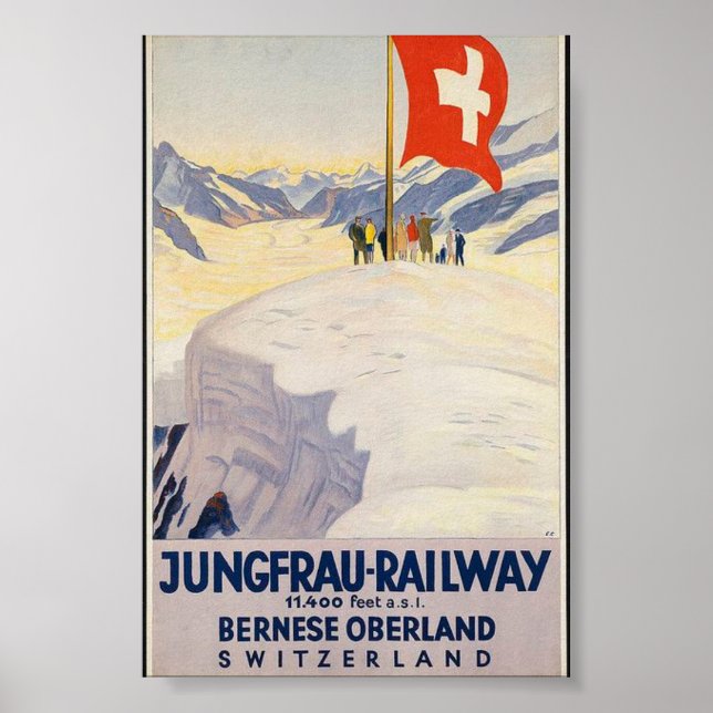 Poster Suisse Vintage (Devant)