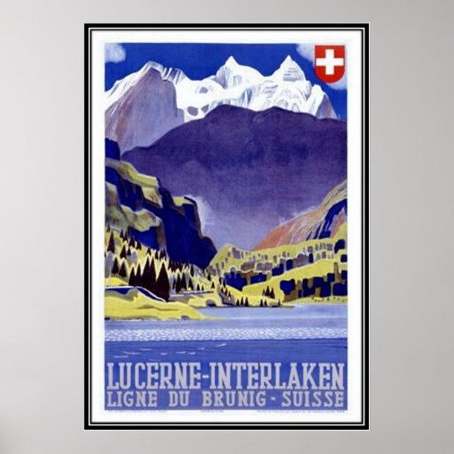 Poster Suisse vintage - (Devant)