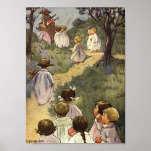Poster Suivez l'homme en Brown par Angusine MacGregor