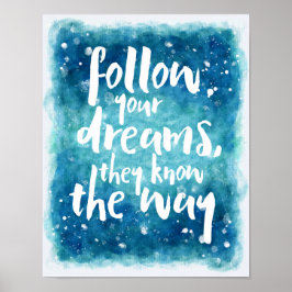 Poster Suivez votre devis Dreams