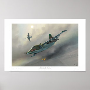 Poster Sukhoi Su-25 'Grach