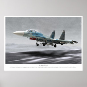 Poster Sukhoi Su-27 "Flanker"