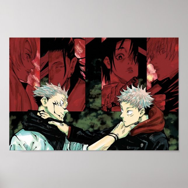 Poster sukuna and itadori (Devant)