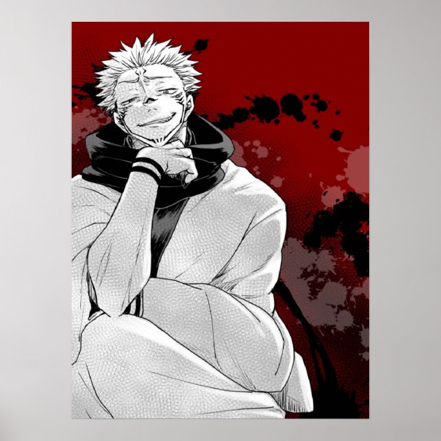 POSTER SUKUNA JUJUJUTSU KAISEN (Devant)