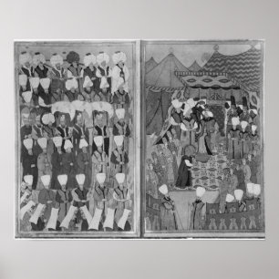 Poster Sultan Ahmed III Distribuer de l'argent