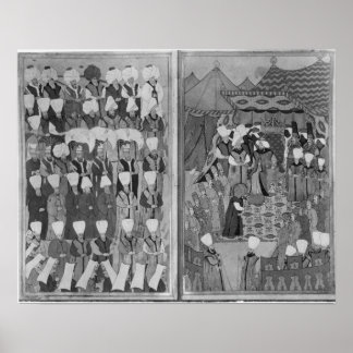 Poster Sultan Ahmed III Distribuer de l'argent