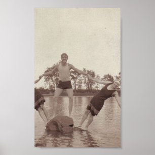 Poster Summer Fun Photo Vintage Imprimer